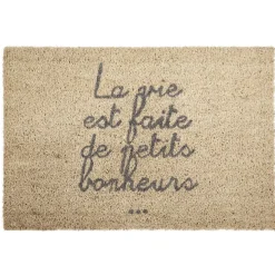 Paillasson coco La vie est faite de petits bonheurs
