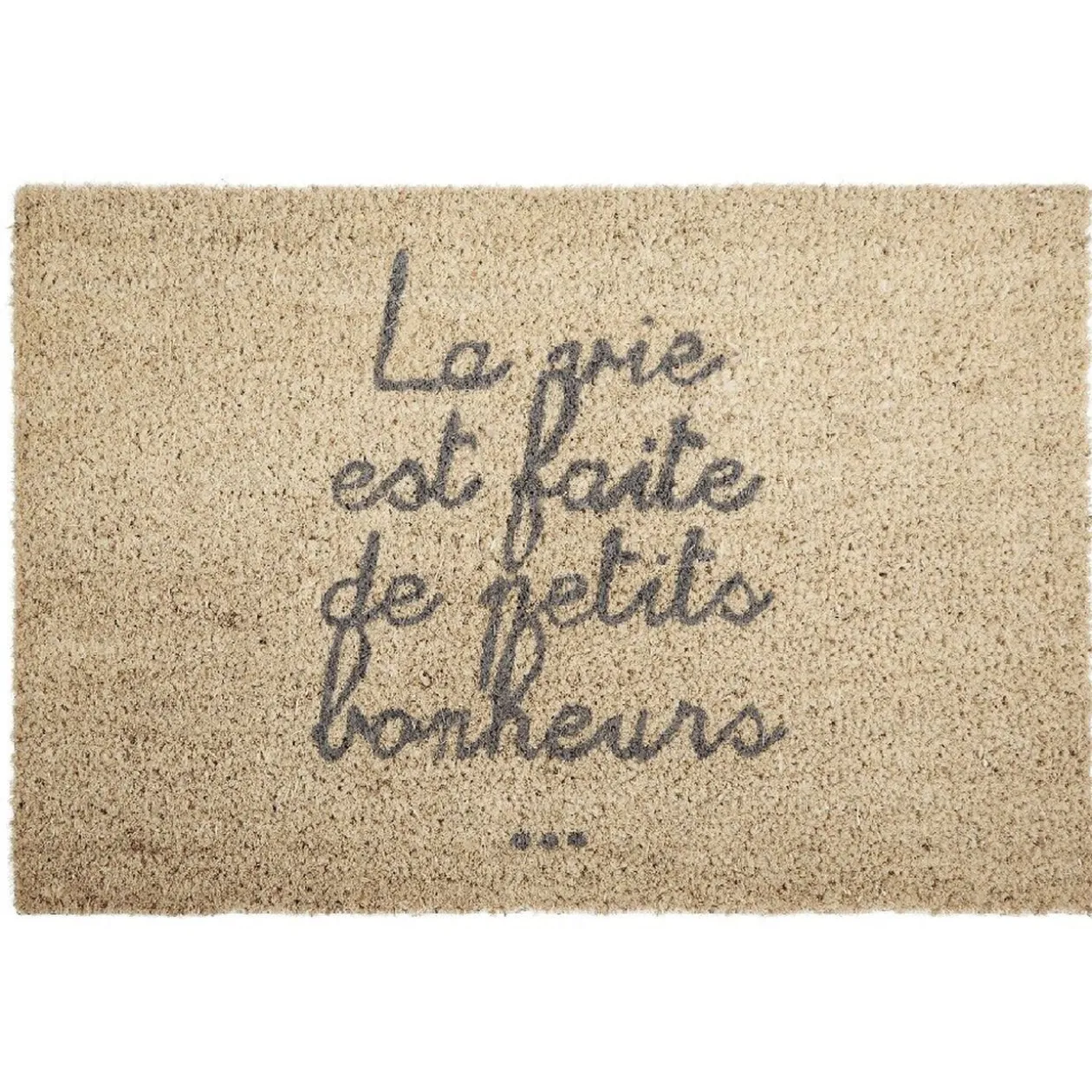 Paillasson coco La vie est faite de petits bonheurs