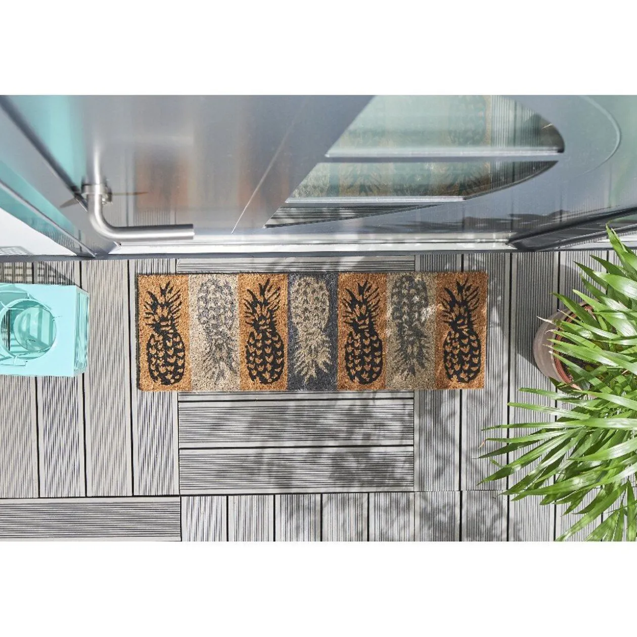 Paillasson coco motif ananas