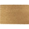 Paillasson coco naturel uni 60x40 cm