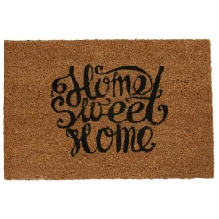 Paillasson coco rectangulaire inscription Home Sweet Home