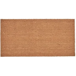 Paillasson coco rectangulaire uni naturel