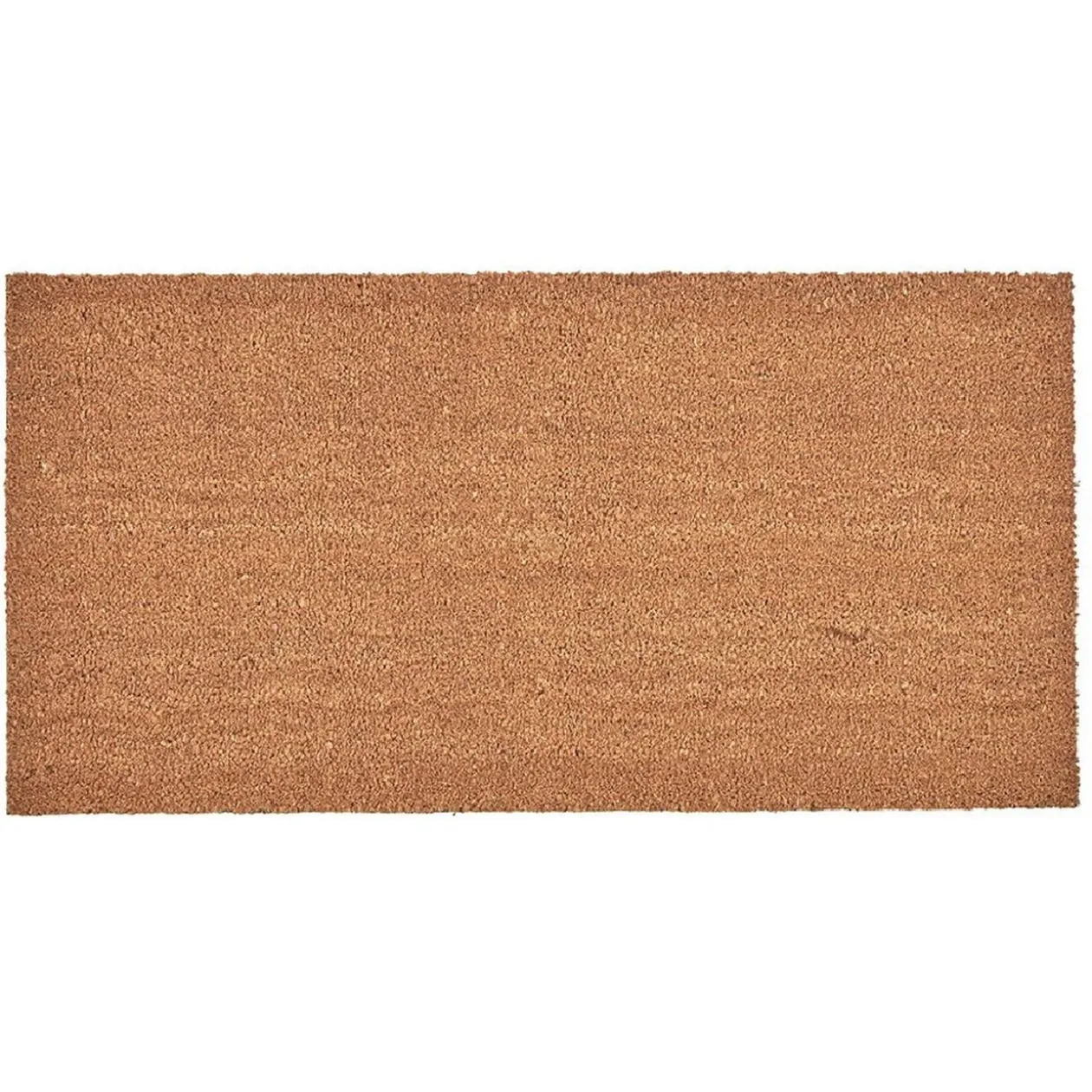Paillasson coco rectangulaire uni naturel