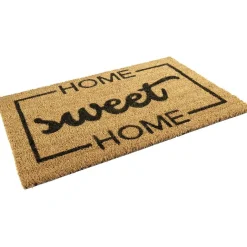 Paillasson coco rectangulaire inscription Home Sweet Home 60x40cm