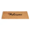 Paillasson coco Welcome marron et noir 25x55cm