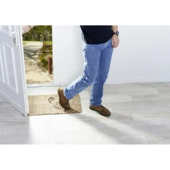 Paillasson tapis magique microfibre gris 60x40