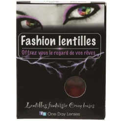 Paire de lentilles de contact couleur 1 jour