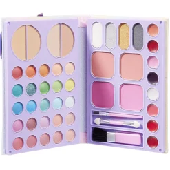Palette à maquillage Martinelia forme livre design licorne 49 pièces
