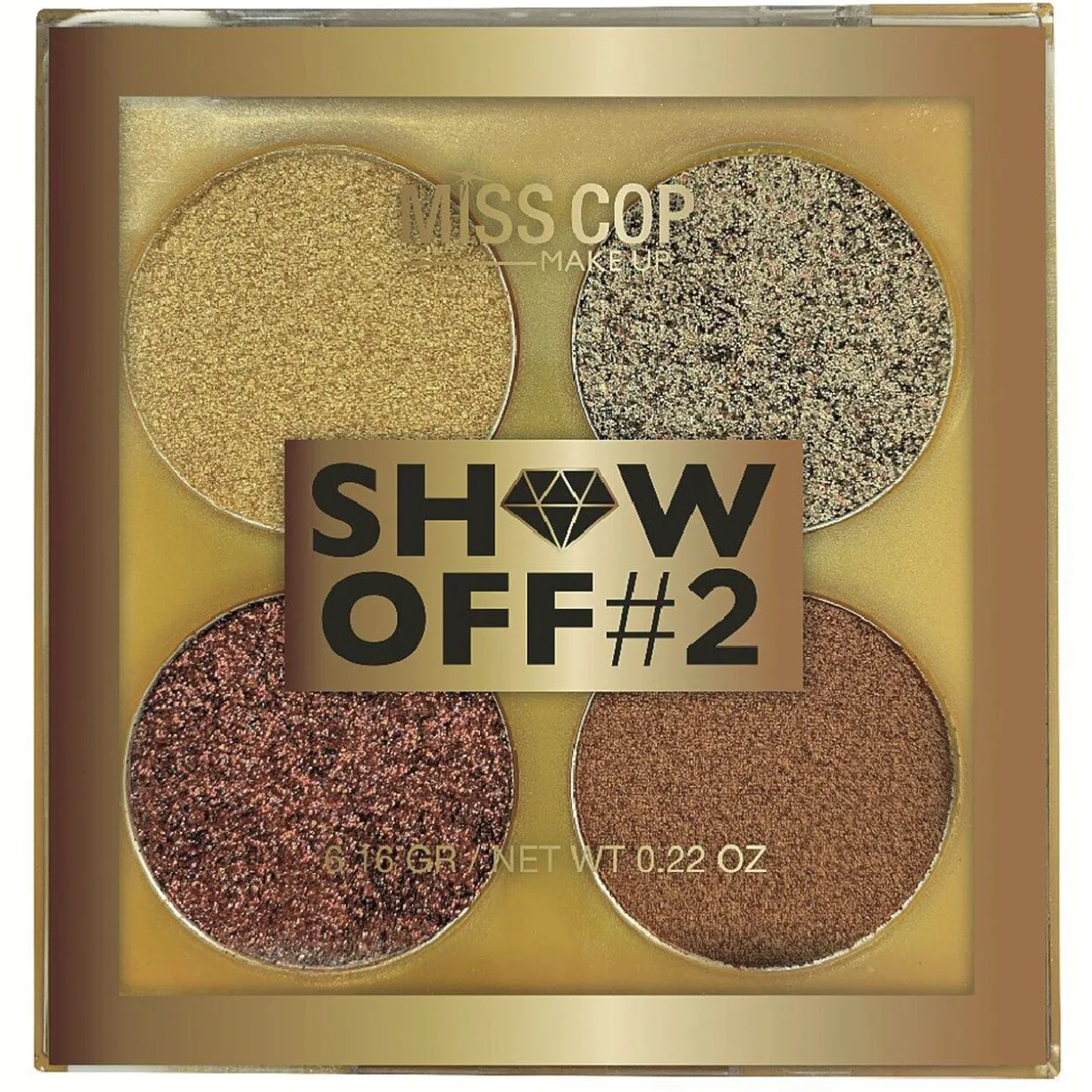 Palette de 4 ombres à paupières