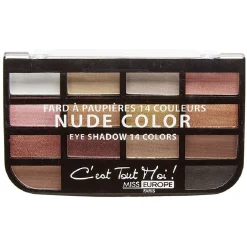 Palette Ombre paupière x14 teintes chocolat brun n°01