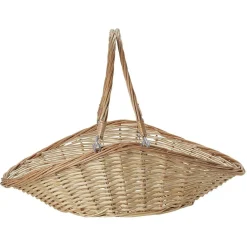 Panier à bûches en osier