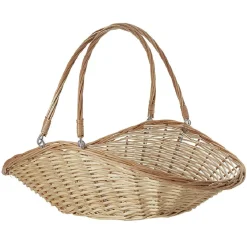 Panier à bûches en osier