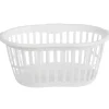 Panier à linge ovale blanc 30 L