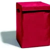 Panier à linge rouge