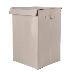 Panier à linge taupe
