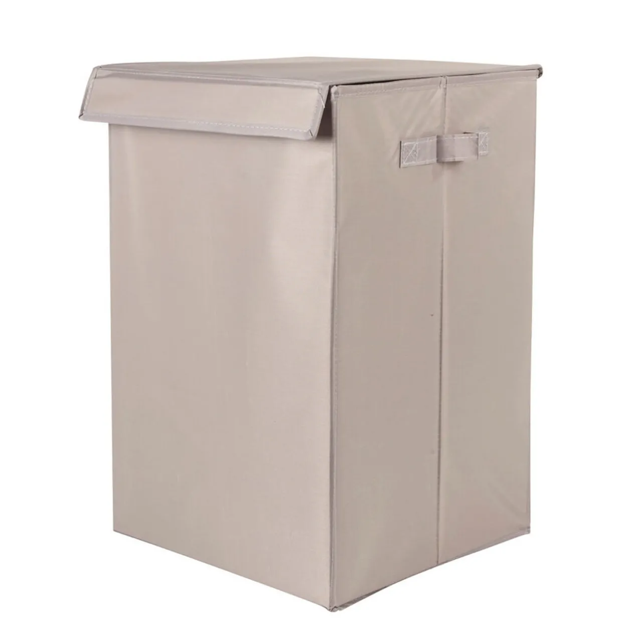 Panier à linge taupe