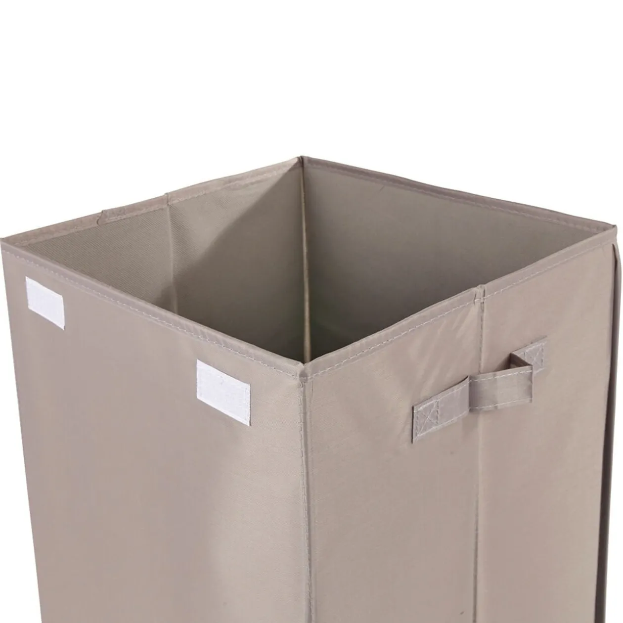 Panier à linge taupe