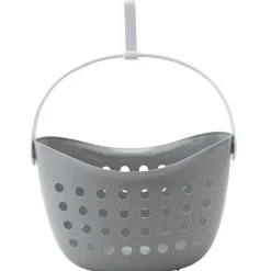 Panier avec 12 pinces à linge gris