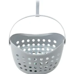 Panier avec 12 pinces à linge gris