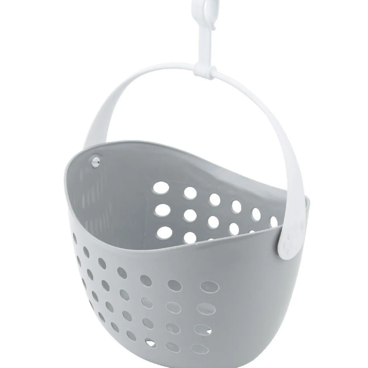 Panier avec 12 pinces à linge gris
