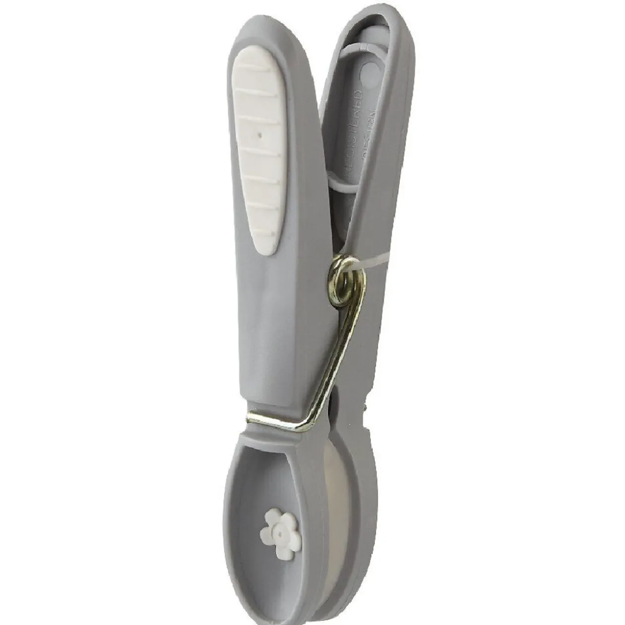 Panier avec 12 pinces à linge vert