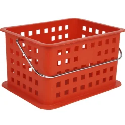 Panier avec anse rouge 5 L