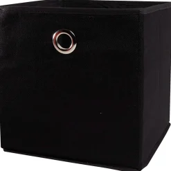 Panier de rangement déco noir