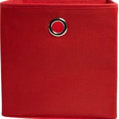 Panier de rangement déco rouge