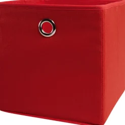 Panier de rangement déco rouge