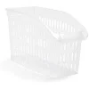 Panier de rangement en plastique transparent 30x13xH.17,5cm