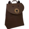 Panier de rangement pour enfant forme ours marron