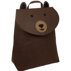 Panier de rangement pour enfant forme ours marron