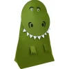Panier de rangement pour enfant forme dinosaure vert