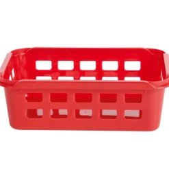 Panier de rangement rouge