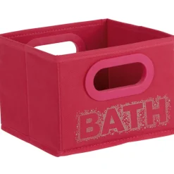 Panier de rangement rouge