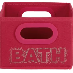 Panier de rangement rouge