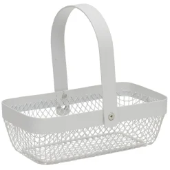 Panier en métal noir ou blanc