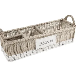 Panier en osier naturel