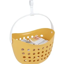 Panier orange avec 12 pinces à linge
