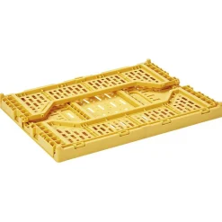 Panier pliant plastique jaune 4L