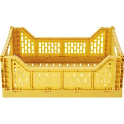 Panier pliant plastique jaune 4L