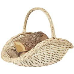 Panier porte bûche osier grand modèle