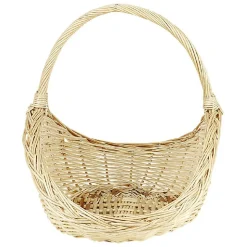 Panier porte bûche osier grand modèle