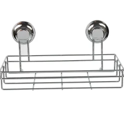 Panier serviteur de douche à ventouse inox