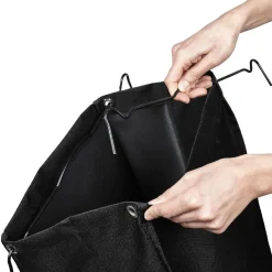 Panière 3 en 1 tri du linge à roulettes