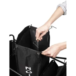 Panière 3 en 1 tri du linge à roulettes