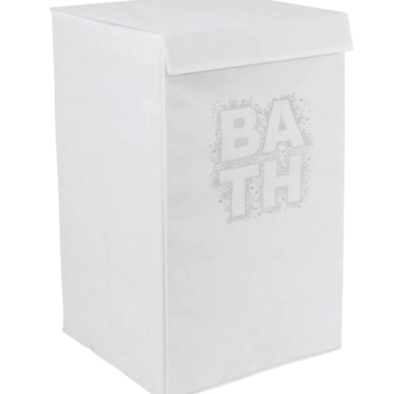 Panière à linge blanche