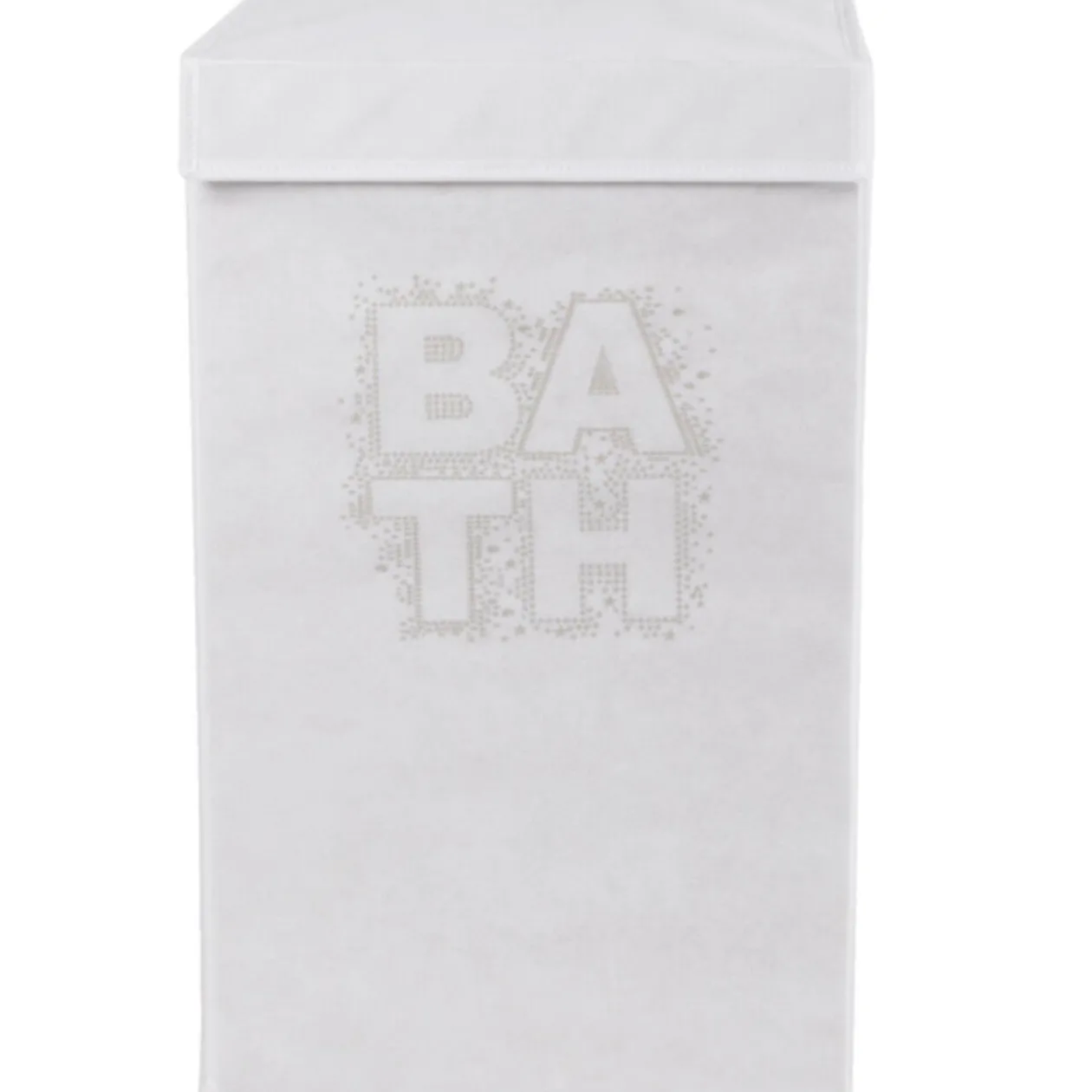 Panière à linge blanche