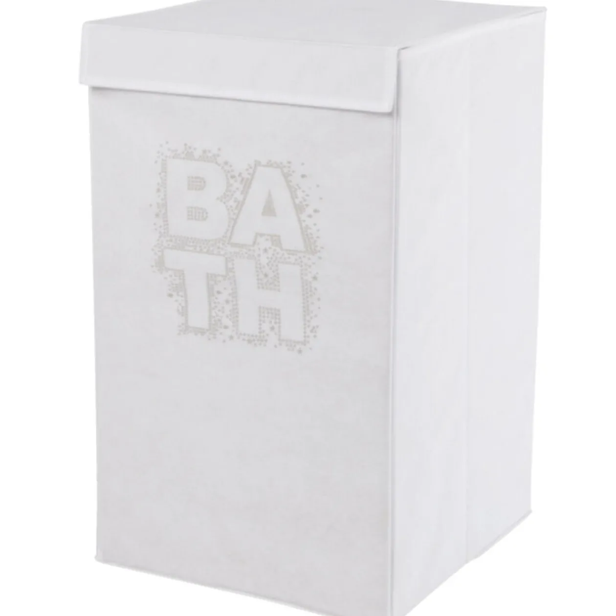 Panière à linge blanche