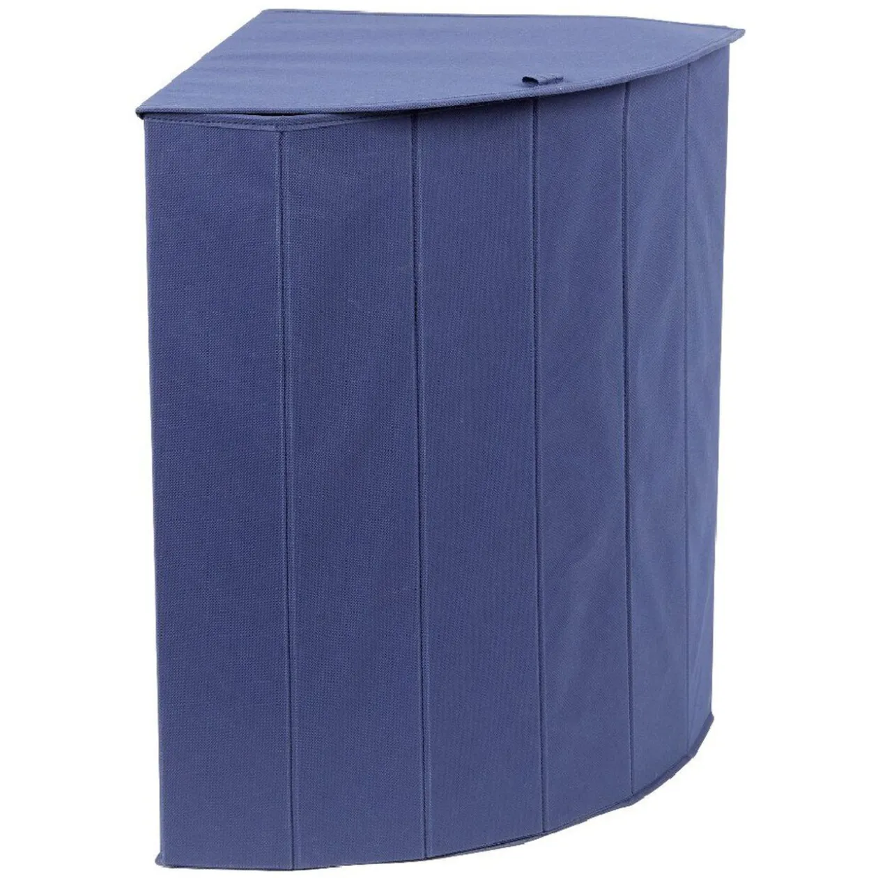 Panière à linge d'angle bleu 50 L